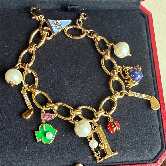 Kate Spade Gold Charm Bracelet with Colorful Accents - Picture 2 of 2